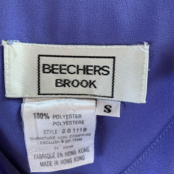 BEECHERS BROOK | M | LILAC round neck sleeveless camisole top, 100% polyester - Picture 5 of 5